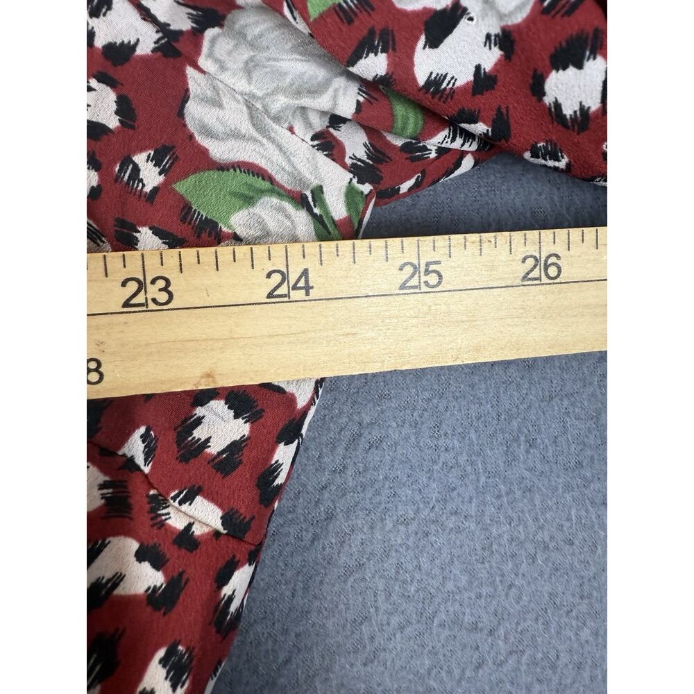 Eloquii Rust Beige Black Leopard Print Long Puff … - image 4